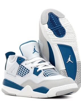 Nike Air Jordan 4 Retro TD "Military Blue" 2024 - Toddler Size 9